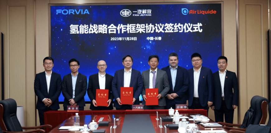 FORVIA, FAW JIEFANG AND AIR LIQUIDE TO ACCELERATE LIQUID HYDROGEN FOR HEAVY MOBILITY